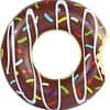 Amazing Sports aufblasbarer Donut Schwimmring 120 cm braun XXL Wasserspielzeug Luftmatratze