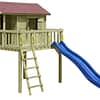 Baumhaus / Stelzenhaus Spielhaus 213x240x300cm mit Rutsche