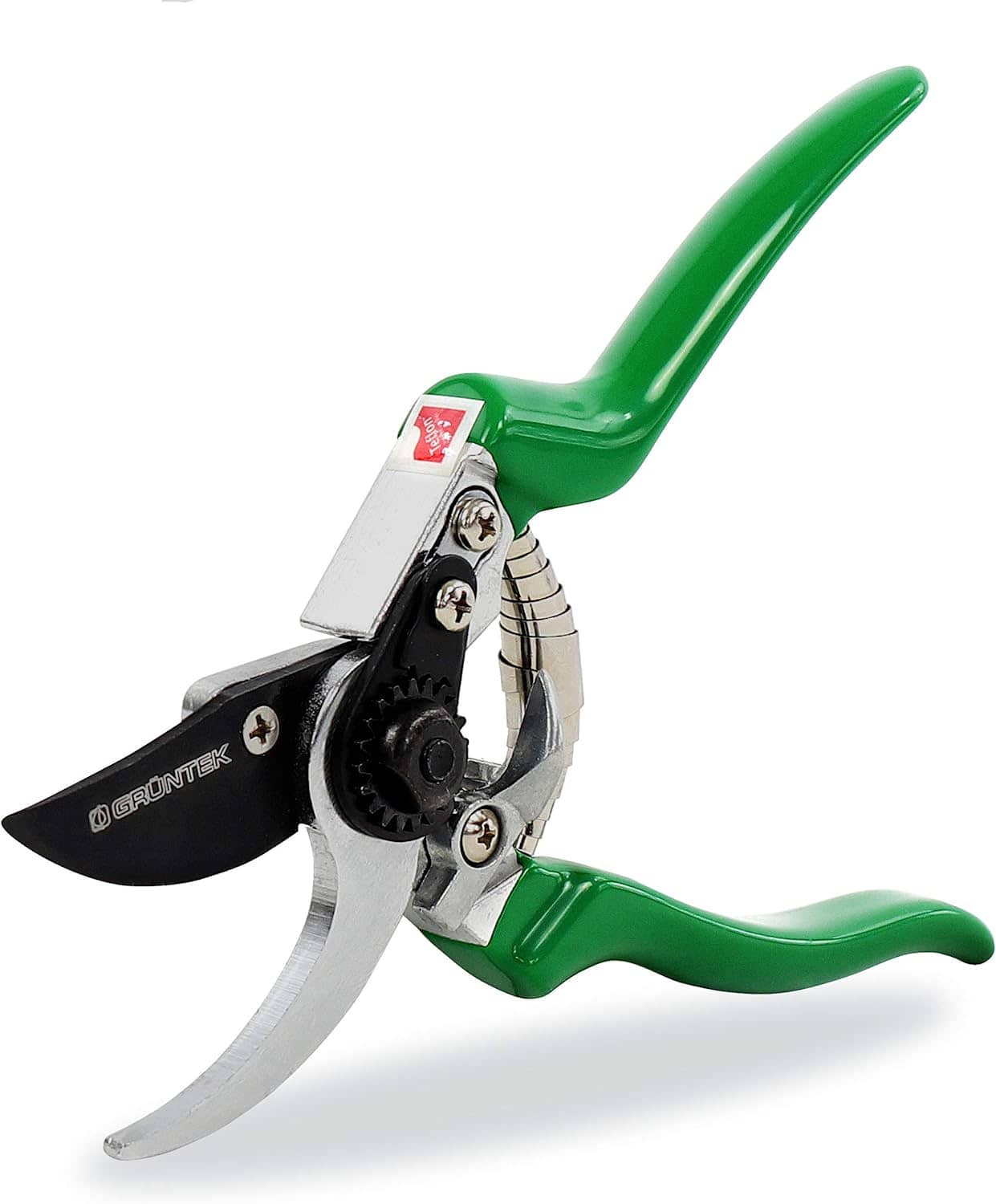 GRÜNTEK Gartenschere FALKE Teflon Baumschere 215mm aus japanischem SK5 Stahl, Pflanzenschere TEFLON beschichtet, Comfort Bypass Rebschere Rosenschere. 45 -Tage - Zufriedenheitsgarantie!
