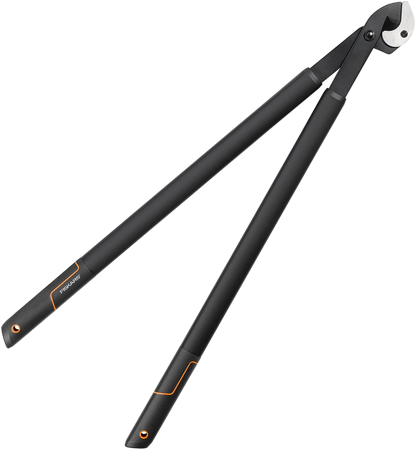 Fiskars SingleStep Amboss-Astschere für trockenes und hartes Holz, Antihaftbeschichtet, Gehärteter Präzisionsstahl, Länge 81 cm, Schwarz, L39, 1001430