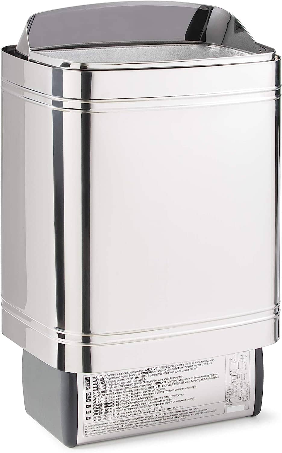Finnischer Elektro Saunaofen Sentiotec Nordex II Sauna Heizgerät Saunaheizung (6 kW, ohne Saunasteine)