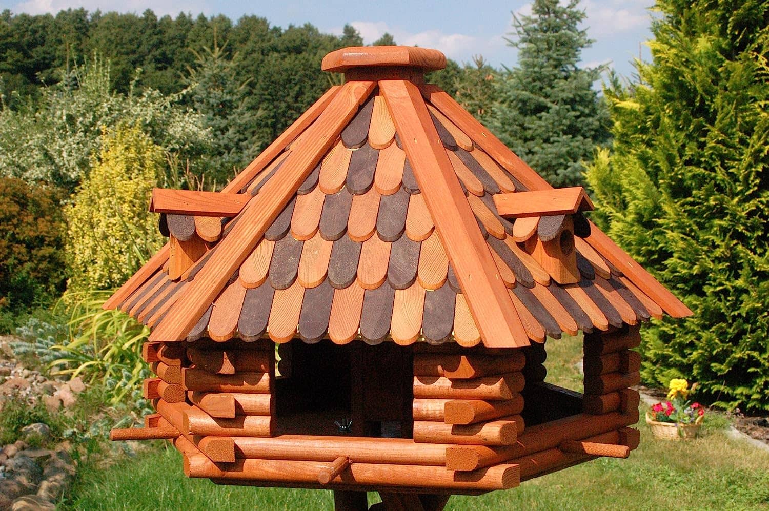 XXL massives Luxus Vogelhaus, Vogelhäuser + absolut. Blickfang + imprägniert