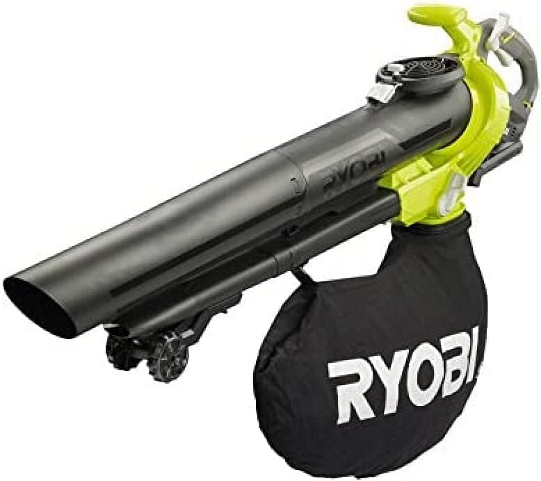 Laubsauger / Akku-Laubsauger RBV36B | 45 l Laubfangsack, Schultertragegurt, bürstenloser Motor für optimale Leistung, Laufzeit und Sicherheit | Gebläseleistung 235 km/h, Luftmenge 12 cbm/min