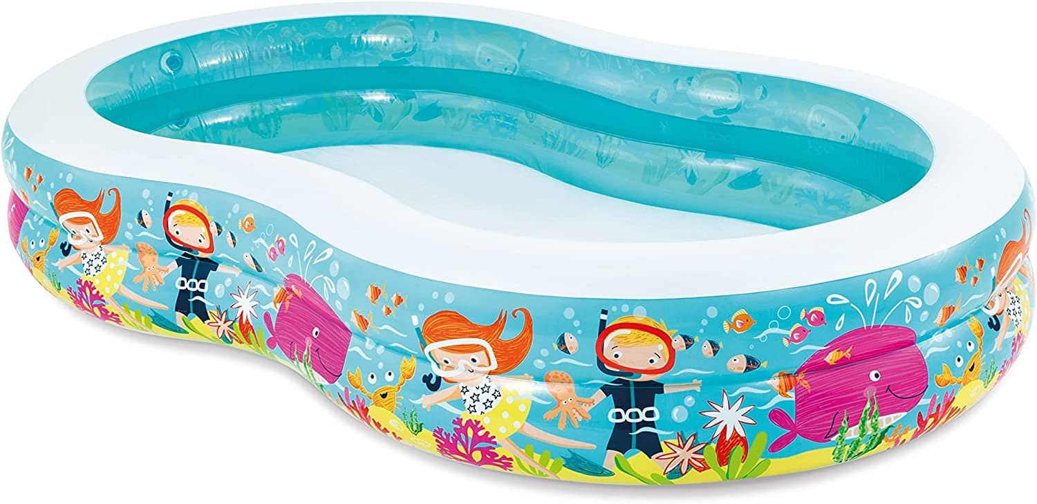 Intex 56490 - Aufblasbarer Pool Swim Center Paradise, 103 x 63 x 18 Zoll
