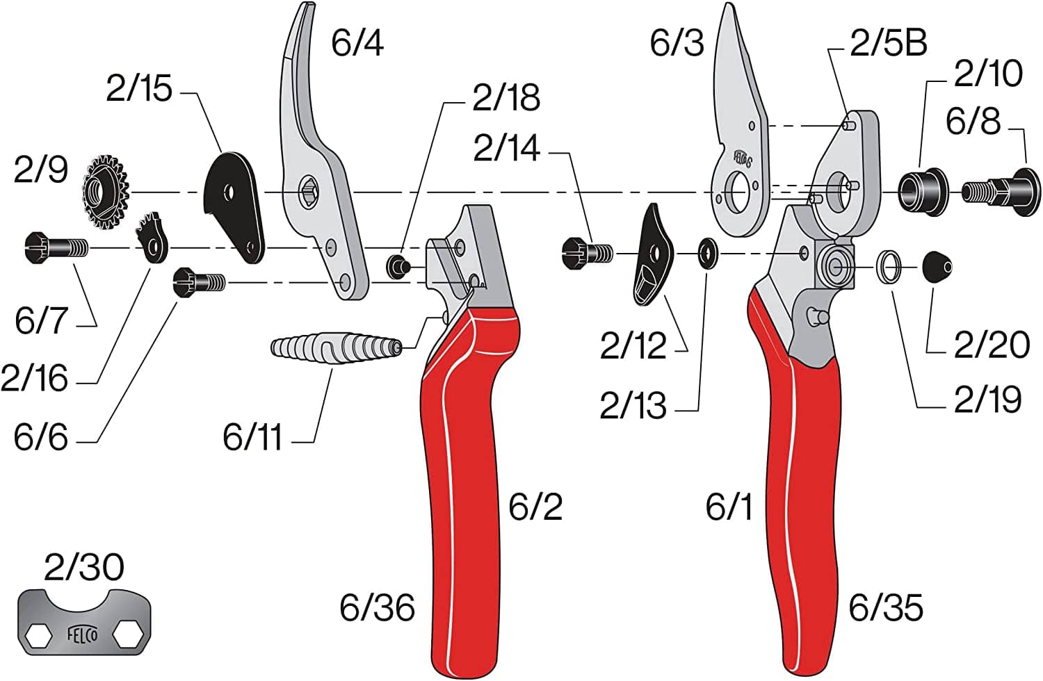 Felco Obstbau Und Gartenschere Nr 6