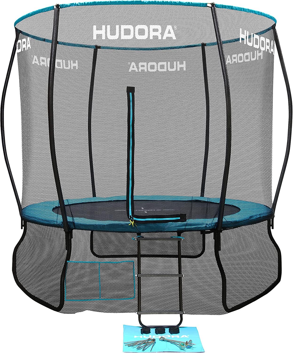 HUDORA Fantastic Complete Trampolin/Gartentrampolin, mit Sicherheitsnetz, 300 cm, 65734