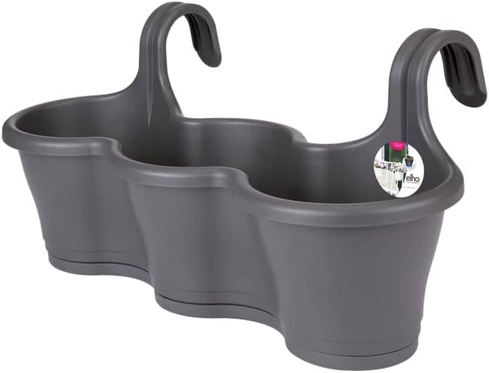 elho corsica easy hanger trio Übertopf - anthrazit