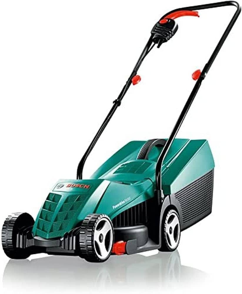 Bosch Rasenmäher ARM 32 (Grasfangbox 31 L, 32 cm Schnittbreite, 20-60 mm Schnitthöhe, 1200 Watt)